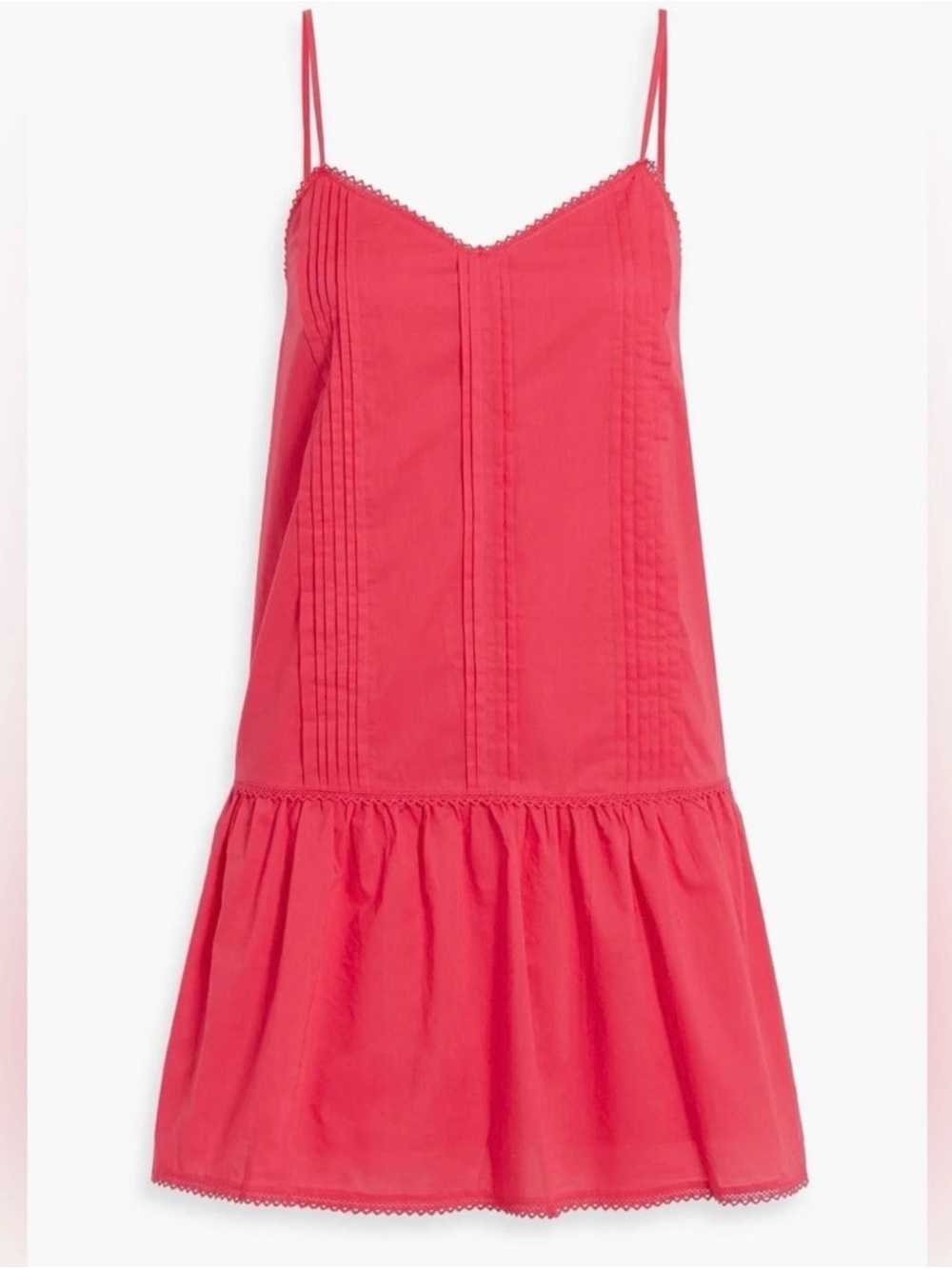 Joie Trinity Pintucked cotton mini Dress